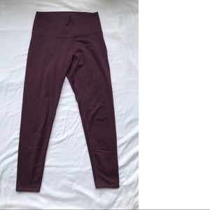 Aerie maroon leggings